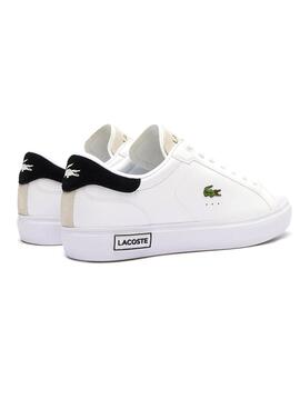 Zapatillas Lacoste Powercourt Piel Blanco Hombre