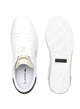 Zapatillas Lacoste Powercourt Piel Blanco Hombre