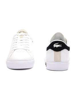 Zapatillas Lacoste Powercourt Piel Blanco Hombre