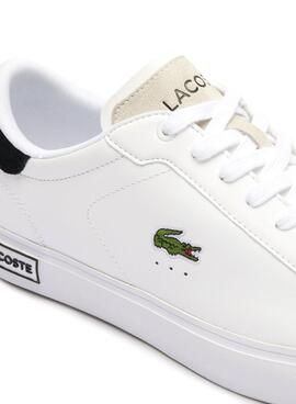 Zapatillas Lacoste Powercourt Piel Blanco Hombre