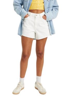 Shorts Levis 80S Blanco para Mujer