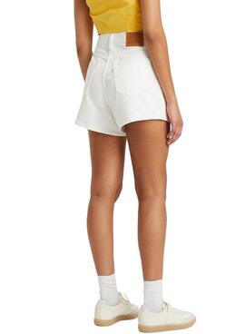 Shorts Levis 80S Blanco para Mujer