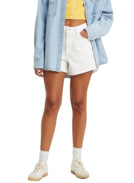 Shorts Levis 80S Blanco para Mujer