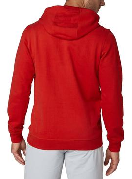 Sudadera Helly Hansen Logo Hoodie Rojo Hombre