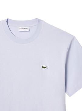 Camiseta Lacoste Clásica Azul Para hombre