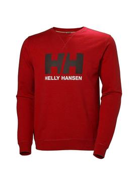 Sudadera Helly Hansen Logo Sweat Rojo Hombre