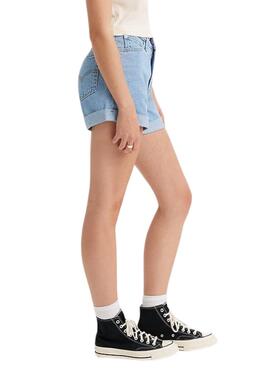 Shorts Levis Rolled Azul para Mujer