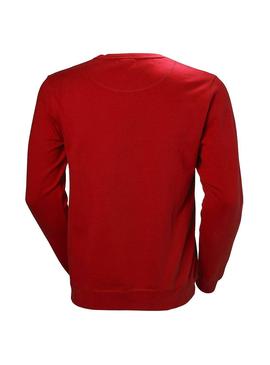 Sudadera Helly Hansen Logo Sweat Rojo Hombre