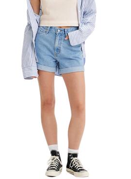 Shorts Levis Rolled Azul para Mujer