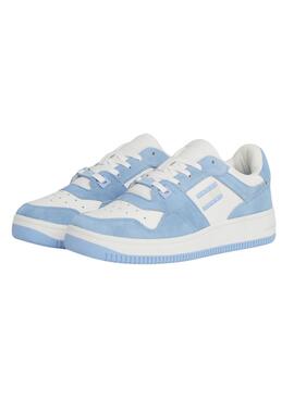 Zapatillas Tommy Jeans Retro Washed Azul Mujer