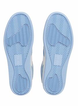 Zapatillas Tommy Jeans Retro Washed Azul Mujer