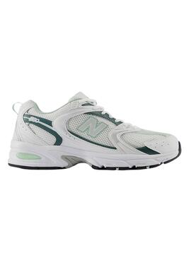 Zapatillas New Balance 530 Blanco Verde Para Mujer