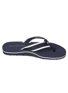 Chanclas Tommy Hilfiger Webbing Pool Marino Mujer