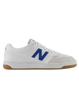 Zapatillas New Balance 480 Blanco Azul Para Hombre