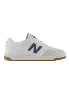 Zapatillas New Balance 480 Blanco Gris Para Hombre