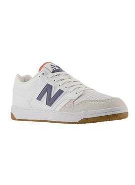 Zapatillas New Balance 480 Blanco Gris Para Hombre