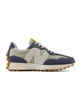 Zapatillas New Balance 327 Retro Azul Para Hombre