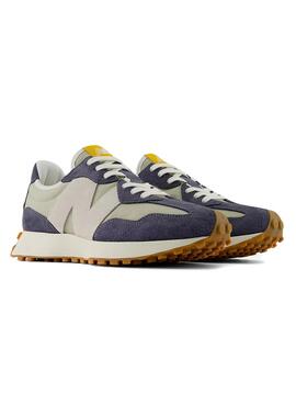 Zapatillas New Balance 327 Retro Azul Para Hombre