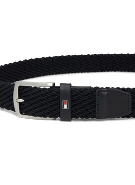 Cinturón Tommy Hilfiger Denton Marino Para Hombre