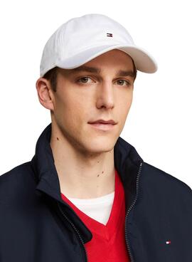 Gorra Tommy Hilfiger Flag Soft Blanco