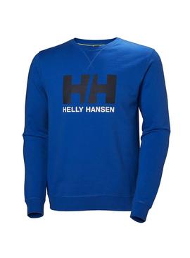 Sudadera Helly Hansen Logo Sweat Azul Hombre