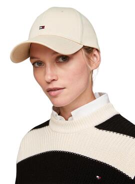 Gorra Tommy Hilfiger Essential Flag Beige