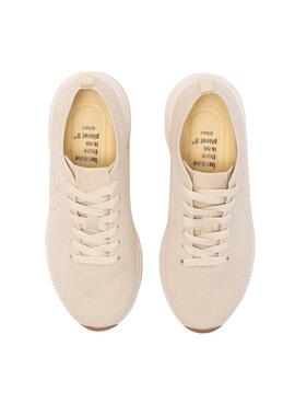 Zapatillas Ecoalf Knit Beige Para Mujer