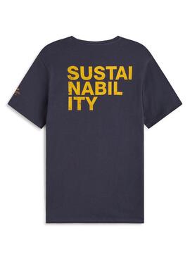 Camiseta Ecoalf Sustano Marino para Hombre