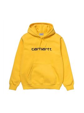 Sudadera Carhartt Hooded Sweat Amarillo Hombre