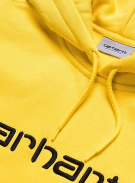 Sudadera Carhartt Hooded Sweat Amarillo Hombre