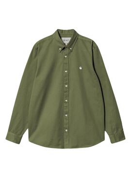 Camisa Carhartt Madison Verde Para Hombre