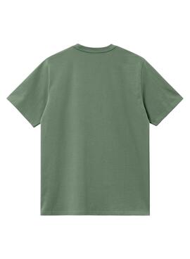 Camiseta Carhartt Pocket Verde Para Hombre