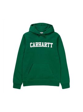Sudadera Carhartt College  Hooded Verde Hombre