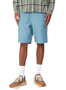 Bermuda Carhartt American Script Azul Para Hombre