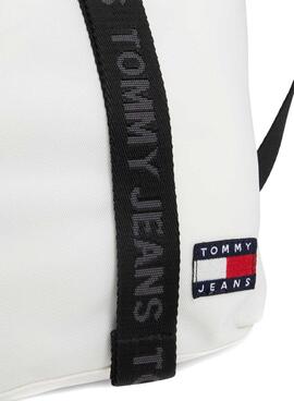 Bolso Tommy Jeans Mini Tote Essential Blanco Mujer