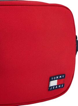 Bolso Tommy Jeans Essential Crossover Rojo Mujer