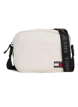 Bolso Tommy Jeans Essential Crossover Blanco Mujer