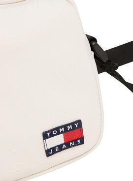 Bolso Tommy Jeans Essential Crossover Blanco Mujer