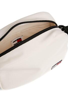 Bolso Tommy Jeans Essential Crossover Blanco Mujer