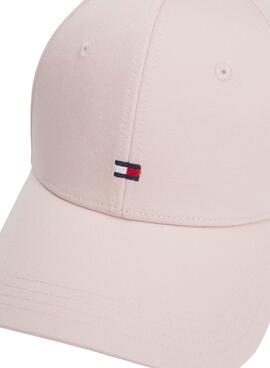 Gorros y guantes Tommy Hilfiger rosa para mujer.