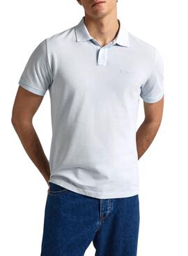 Polo Pepe Jeans New Oliver Azul Para Hombre