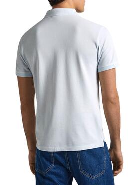 Polo Pepe Jeans New Oliver Azul Para Hombre