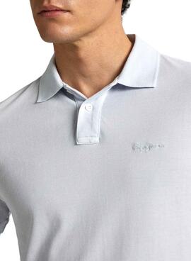 Polo Pepe Jeans New Oliver Azul Para Hombre