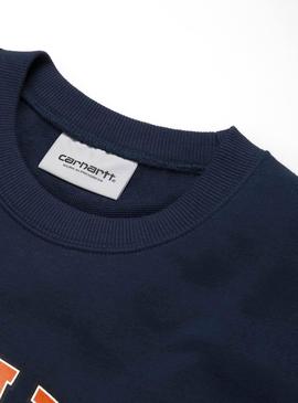 Sudadera Carhartt Knowledge Marino Hombre