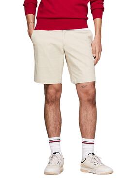 Bermudas Tommy Hilfiger Brooklyn Beige Para Hombre