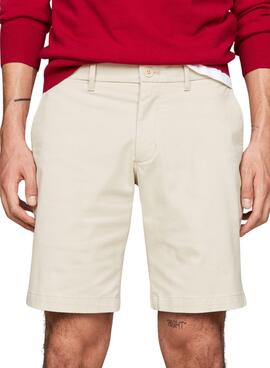 Bermudas Tommy Hilfiger Brooklyn Beige Para Hombre