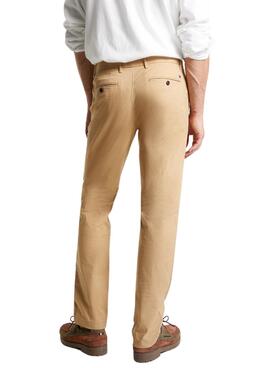 Pantalón Tommy Hilfiger Chino Denton 1985 Tostado