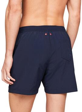 Bañador Tommy Jeans Side Tape Marino Para Hombre