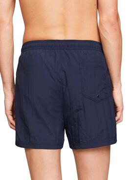 Bañador Tommy Jeans Crinkle Marino Para Hombre