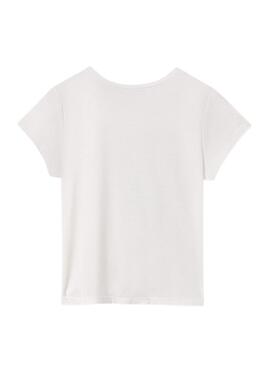 Camiseta Mayoral Flores Blanco para Niña